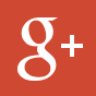 Google Plus logo white lower-case g and plus sign on red background
