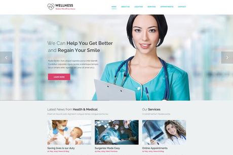 Wellness WordPress Theme