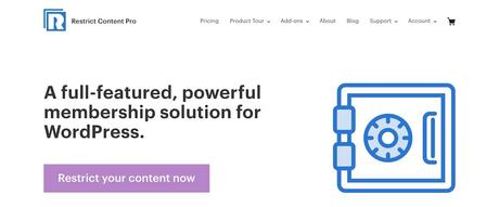 Restrict content Pro WordPress Membership Plugin