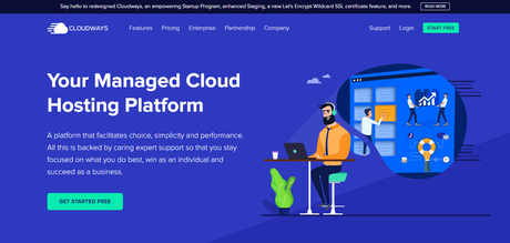 Cloudways Homepage