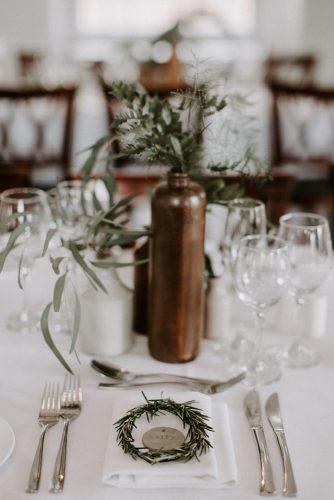 rust wedding color centerpiece minimalistic table green white with rustic vase grace elizabeth photo film