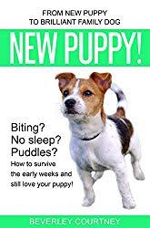 Image: New Puppy!: From New Puppy to Brilliant Family Dog | Kindle Edition | by Beverley Courtney (Author). Publisher: Quilisma Books (December 14, 2018)