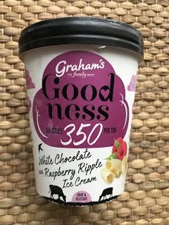 Graham’s Dairy White Chocolate Raspberry Ripple Ice Cream