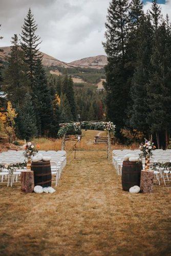 rustic wedding venues mountain ceremony decor Cork Creative