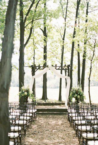 rustic wedding venues forest ceremony andrewmarkphotography