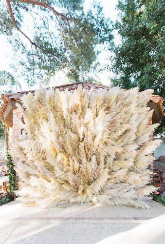 wedding dried flowers decor ceremony backdrop julieperryevents