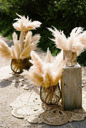 wedding dried flowers decor detail for wedding reception Loveridge Photography