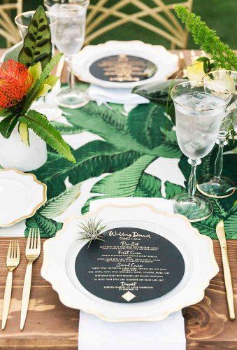 tropical wedding decor seating place brandonkidd