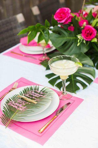 tropical wedding decorpink seatinng place Ailee Petrovic