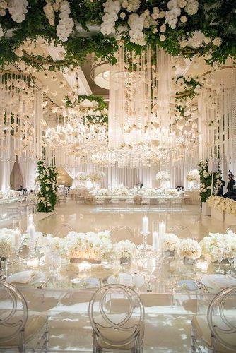 luxury wedding decor ideas white reception Duke Images