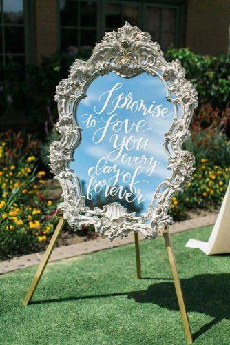 luxury wedding decor ideas reception sign Troy Grover Photographers