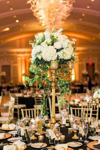 luxury wedding decor ideas white centerpiece Jacqui Cole