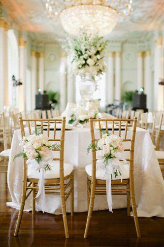 luxury wedding decor ideas flower chair decor kaitie bryant