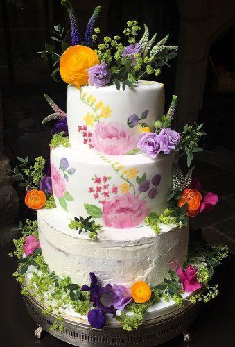 handpainted wedding cakes rustic cake lovelilytearoom