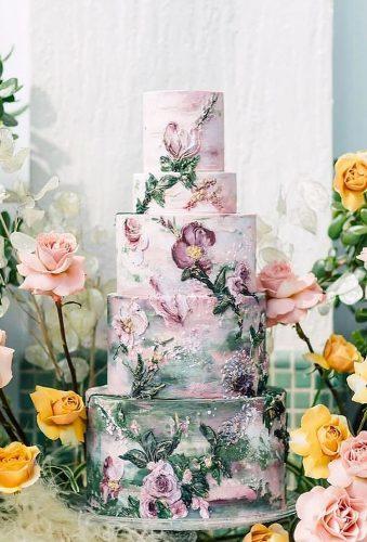 handpainted wedding cakes floral wedding cake purpletreephotography