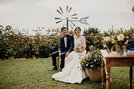 Fall wedding with wooden details | Laura & Carlos