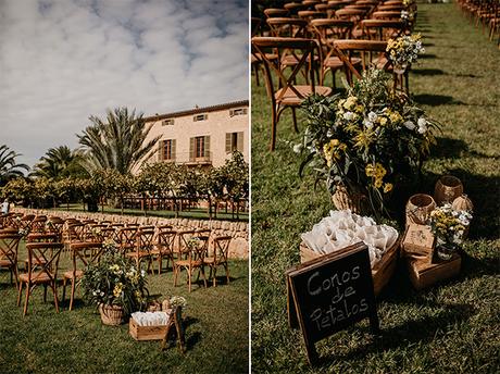 Fall wedding with wooden details | Laura & Carlos