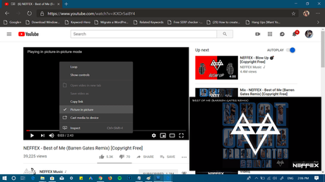 How to Use Picture in Picture Mode in Microsoft Chromium Edge browser how to use chromium edge pip mode