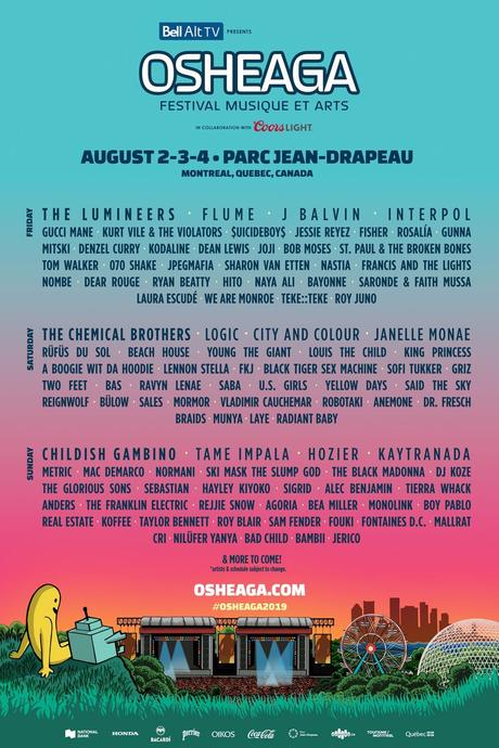 Osheaga Announces Massive 2019 Festival Lineup