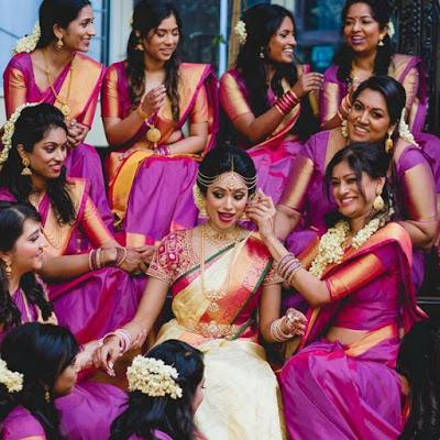 How to pose for Indian Bridal Photo Shoot bridesmaid