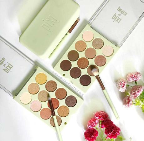 Pixi Eye reflection shadow palette review & swatches | Natural beauty| Reflex light Pixi Eye reflection shadow palette