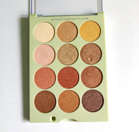 Pixi Eye reflection shadow palette review & swatches | Natural beauty| Reflex light Pixi Eye reflection shadow palette