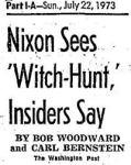 Witch hunt politics