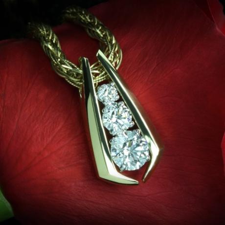 Stunning Custom Diamond Pendant