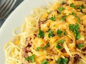 Cincinnati Chili with Spaghetti Cheddar Cheese