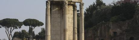 What is the important history of the Temple of Vestals?
