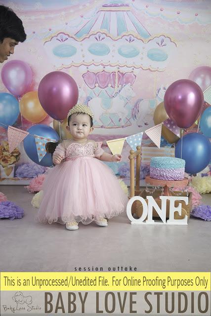 Stella's Pre-Birthday Photoshoot with Baby Love Studio - Unedited