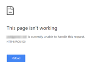 Internal Server Error: What