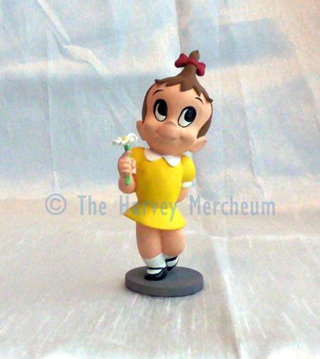 Little Audrey Mini-maquette, Nuff Said Collectibles yellow dress variant front view.