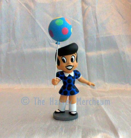 Little Dot Mini-maquette, 2003 convention exclusive blue dress variant front view.