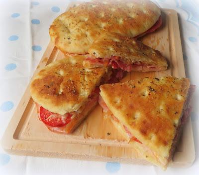 Hot Italian Foccacia Melts