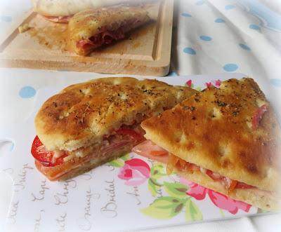 Hot Italian Foccacia Melts