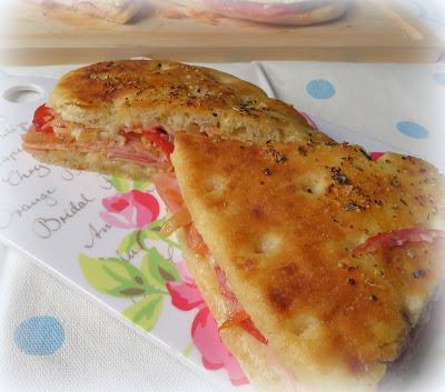 Hot Italian Foccacia Melts