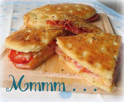 Hot Italian Foccacia Melts