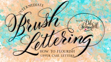 How to Flourish Upper Case Letters