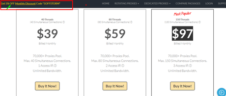 StormProxies Review With Discount Coupon 2019: Proxies @$1.74 Hurry