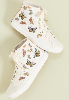 Shoe of the Day | Keds x Rifle Paper Co Monarch High Top Sneakers