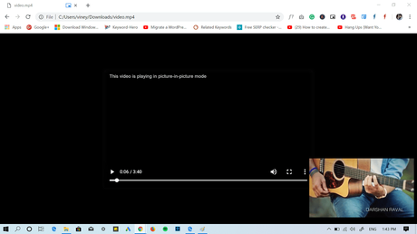How to Watch Local Video Files in Chrome Picture-In-Picture Mode play local video file in chrome pip mode