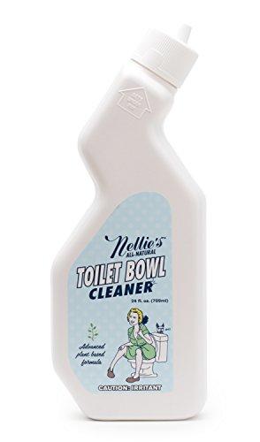 Nellie's All-Natural Toilet Bowl Cleaner - Lemongrass Scent, Natural Cleaning Power, Plant Based Formula + No Harsh Chemicals!