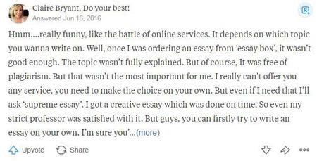 How to find Genuine Scholarship Essay Writing Service Quora Answer