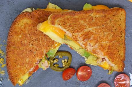 Gluten Free Nacho Grilled Cheese