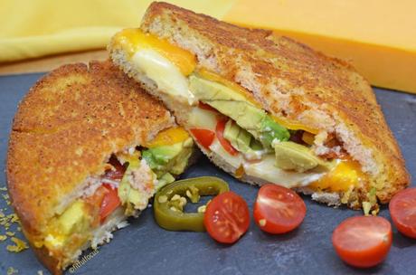 Gluten Free Nacho Grilled Cheese