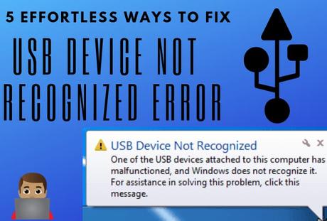 5 Effortless Ways to Fix USB Device Not Recognized Error USB Device Not Recognized Error