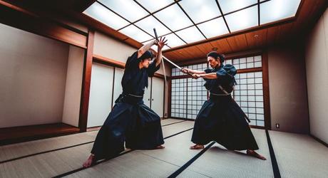 Samurai session in Kyoto