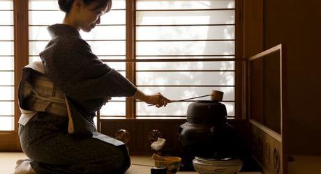 Tea making ceremony in Japan