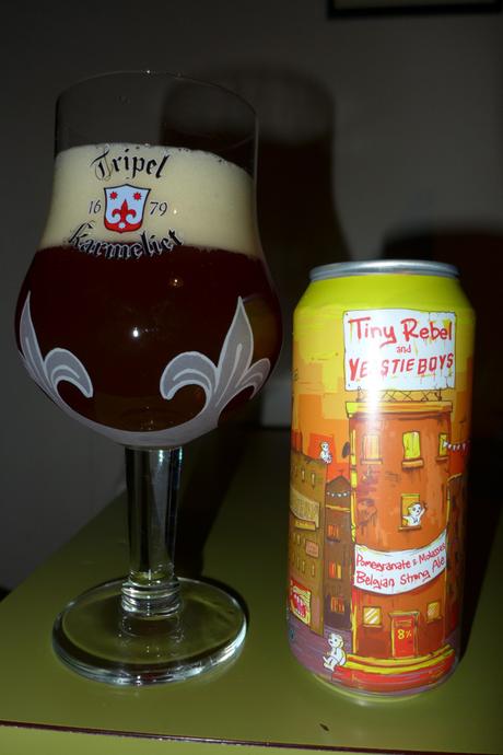 Tasting Notes:  Tiny Rebel: Yeastie Boys: Pomegranate and Molasses Belgian Strong Ale
